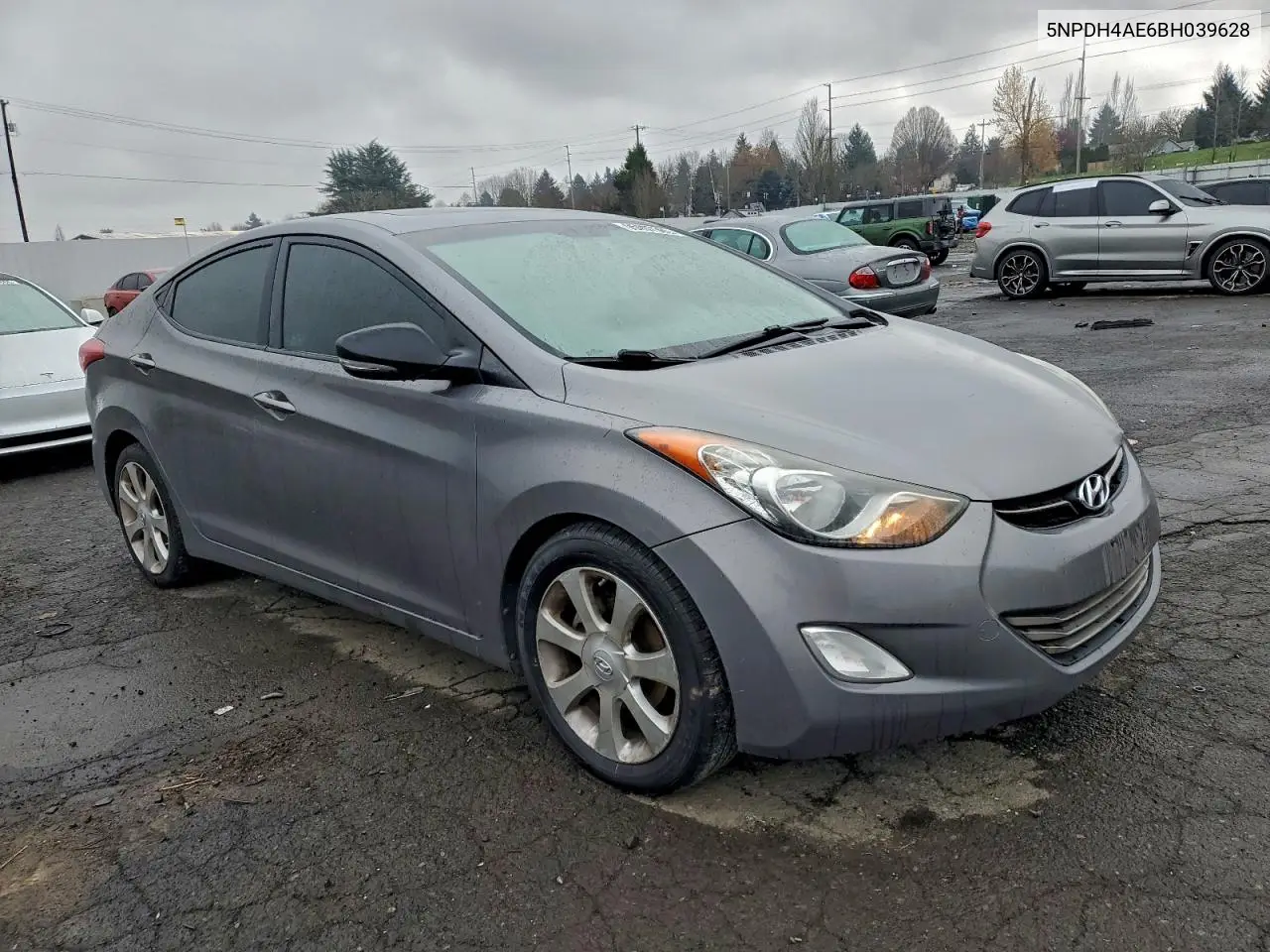 5NPDH4AE6BH039628 2011 Hyundai Elantra Gls