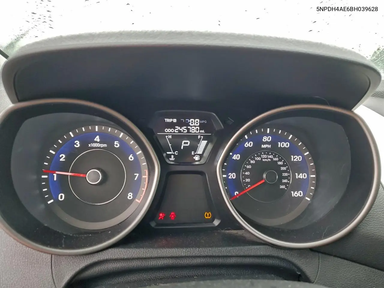 5NPDH4AE6BH039628 2011 Hyundai Elantra Gls