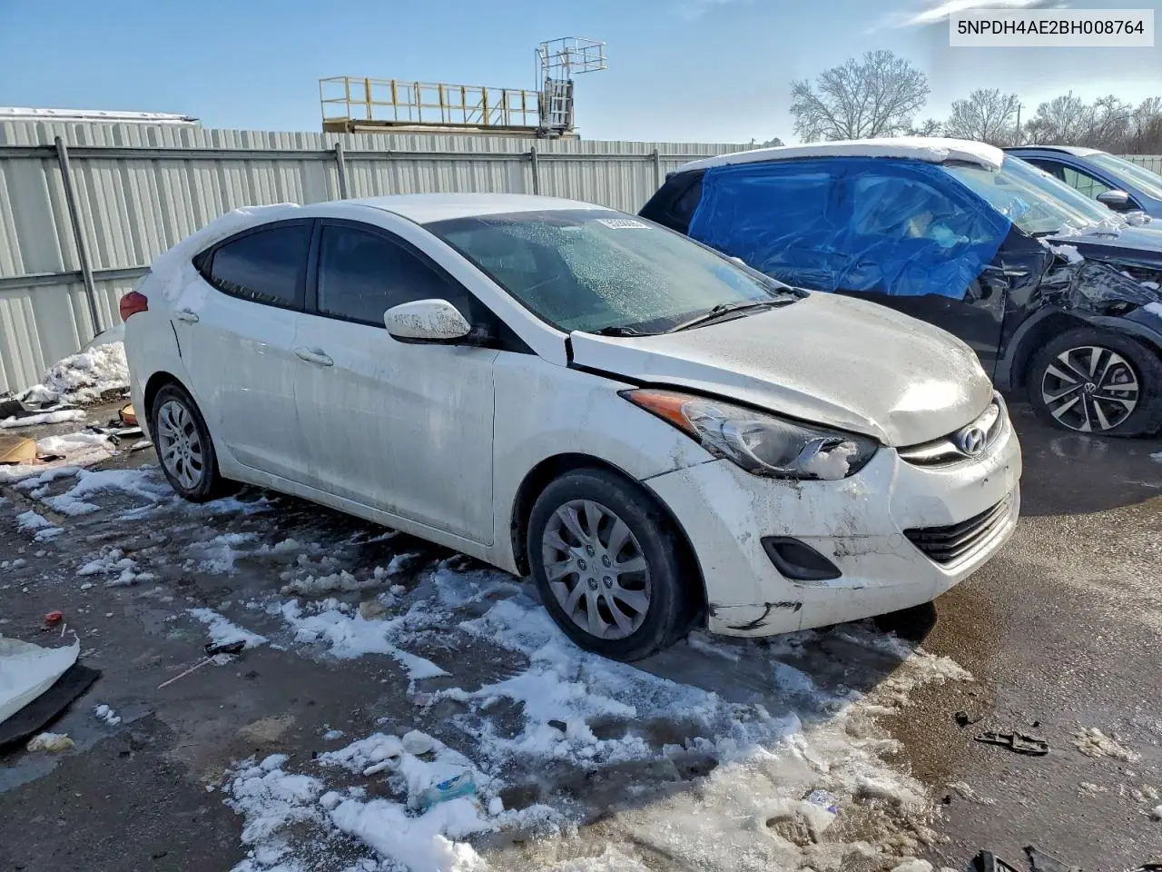 5NPDH4AE2BH008764 2011 Hyundai Elantra Gls