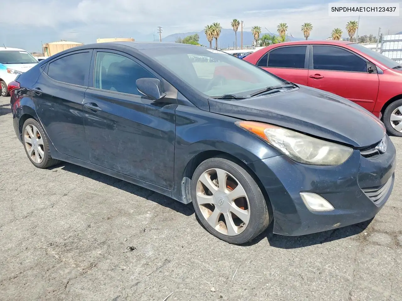 5NPDH4AE1CH123437 2012 Hyundai Elantra Limited