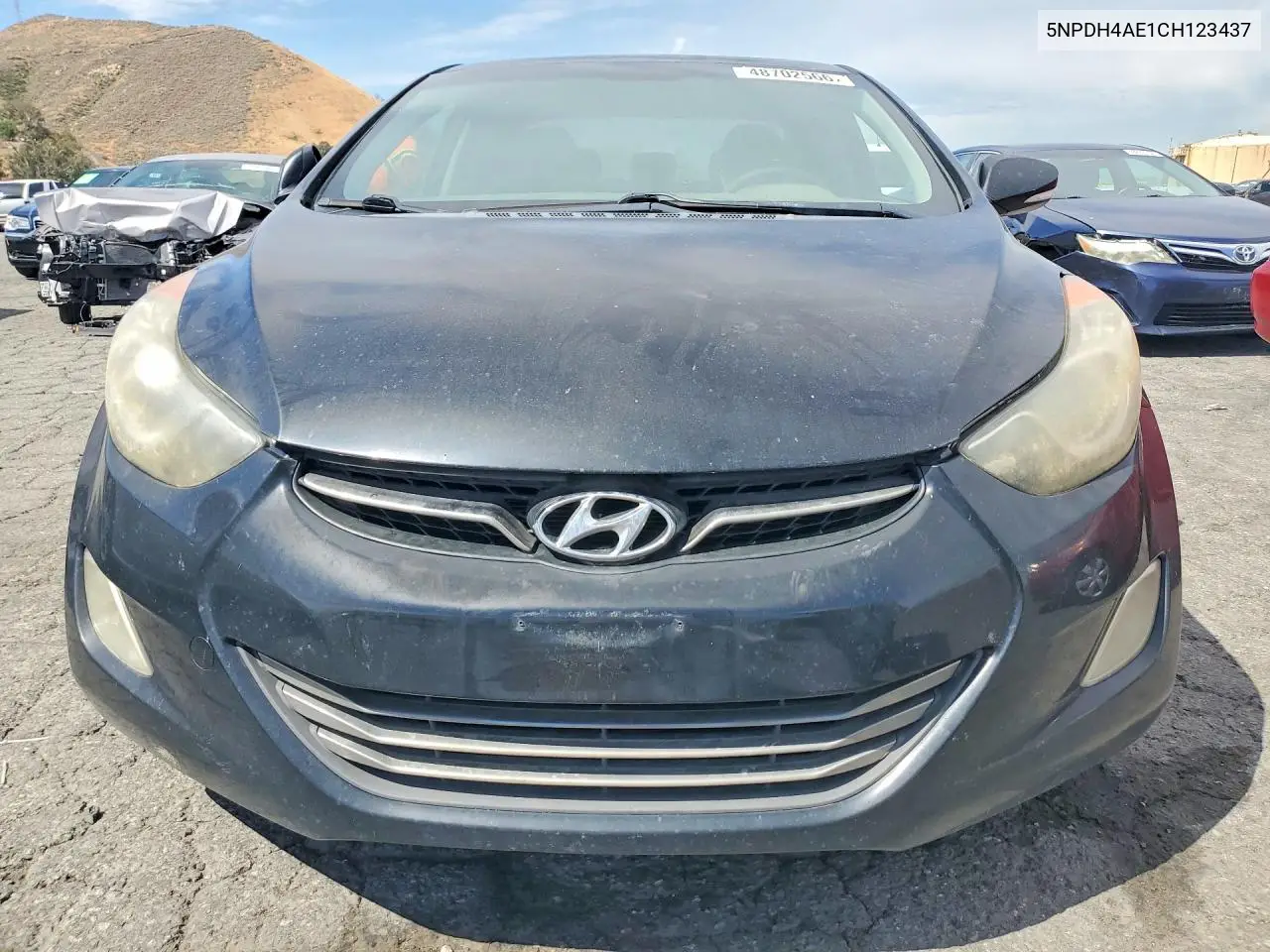 5NPDH4AE1CH123437 2012 Hyundai Elantra Limited