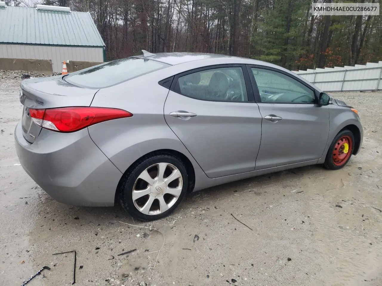 KMHDH4AE0CU286677 2012 Hyundai Elantra Gls