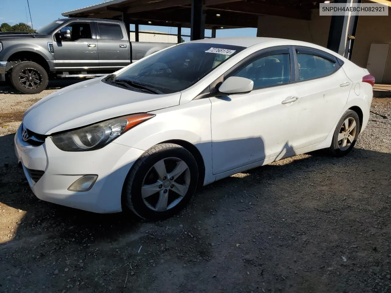 5NPDH4AE8CH082921 2012 Hyundai Elantra Gls