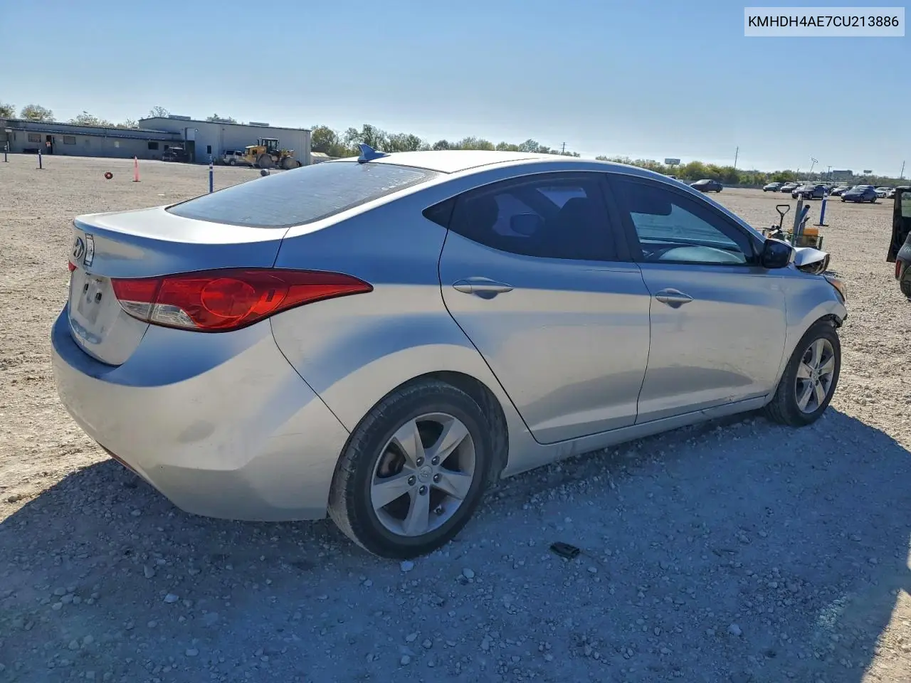 KMHDH4AE7CU213886 2012 Hyundai Elantra Gls