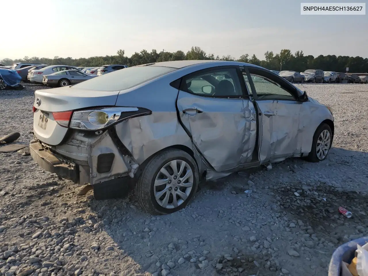 5NPDH4AE5CH136627 2012 Hyundai Elantra Gls