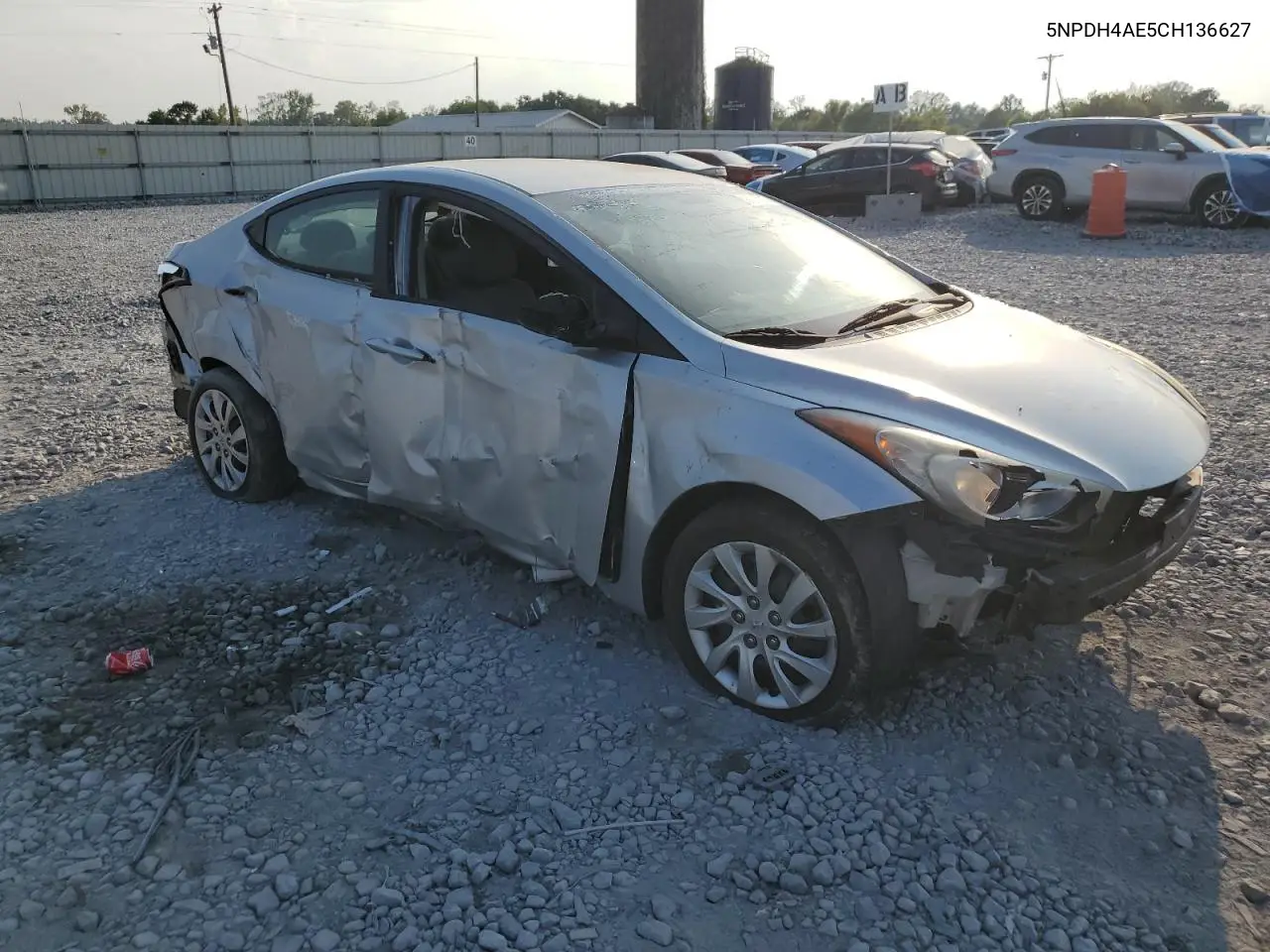 5NPDH4AE5CH136627 2012 Hyundai Elantra Gls