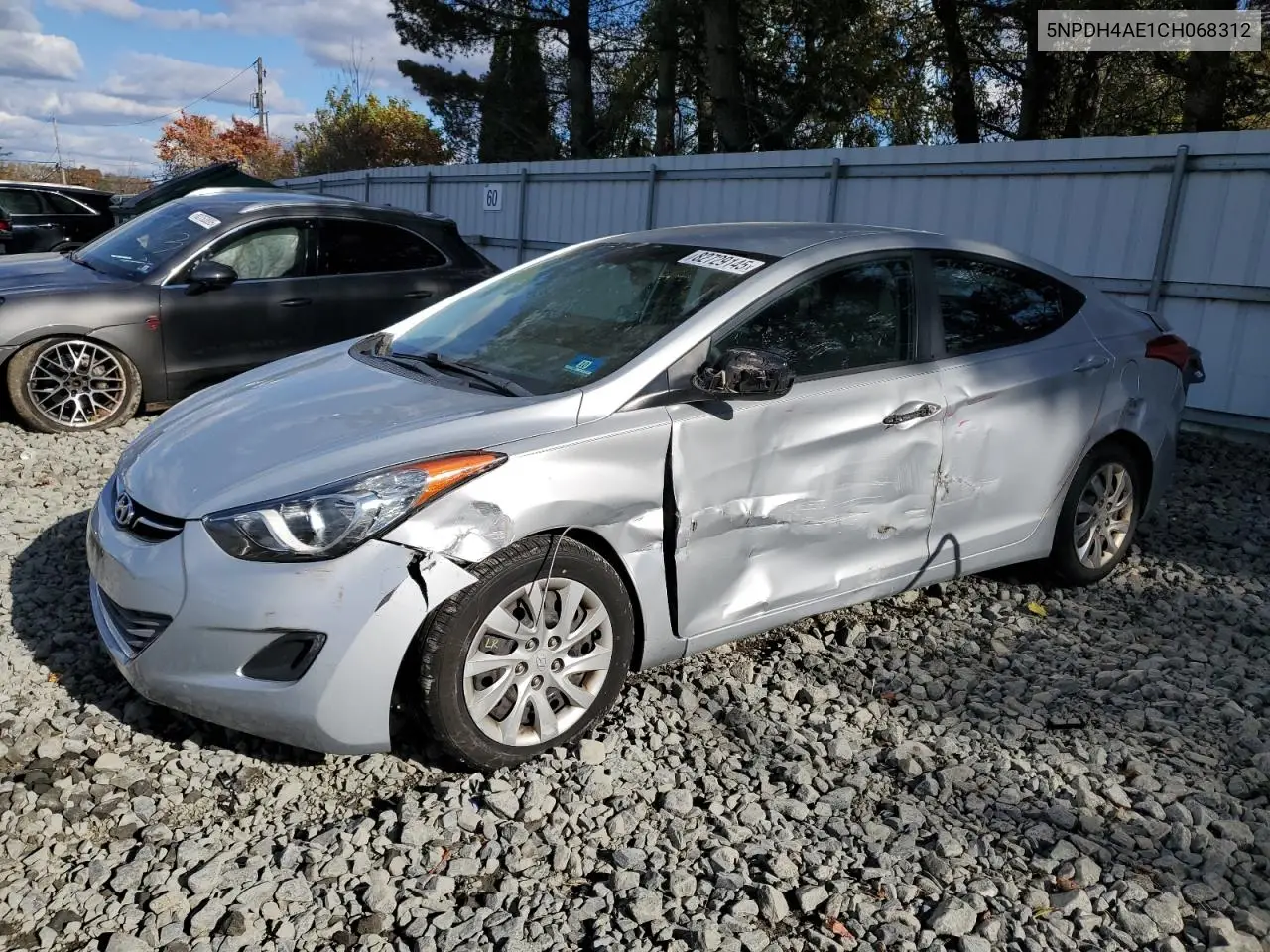 5NPDH4AE1CH068312 2012 Hyundai Elantra Gls