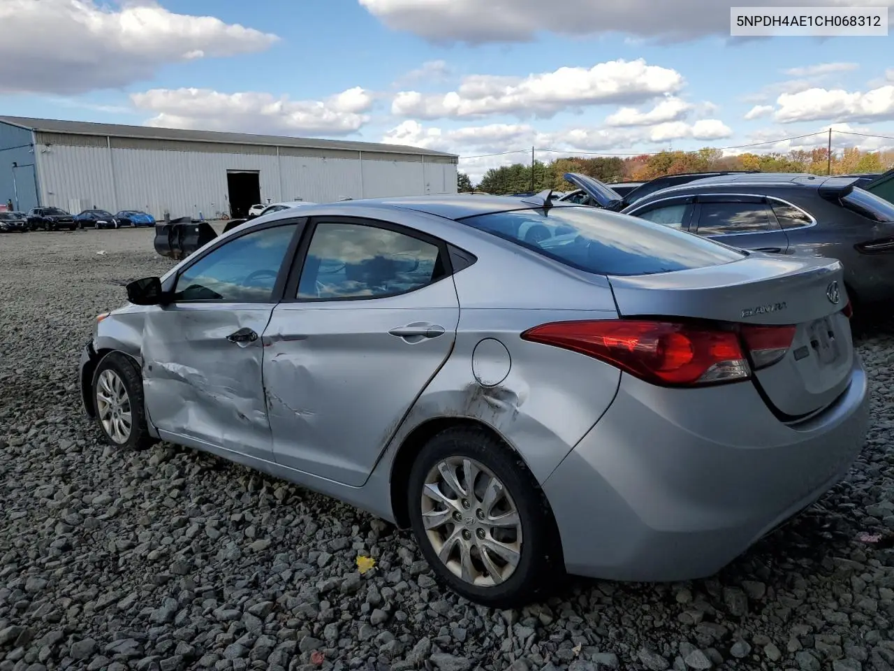 5NPDH4AE1CH068312 2012 Hyundai Elantra Gls