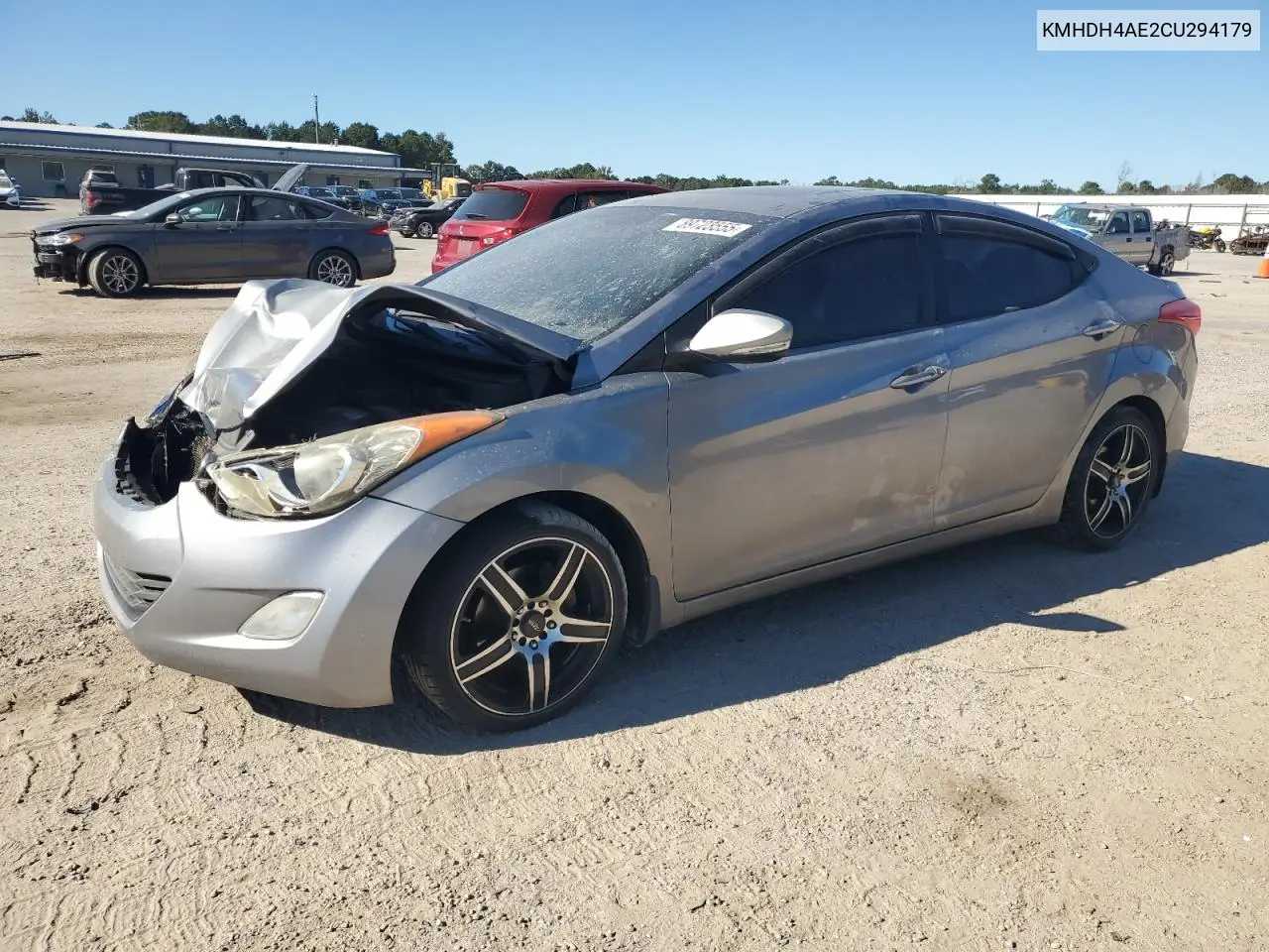 KMHDH4AE2CU294179 2012 Hyundai Elantra Gls