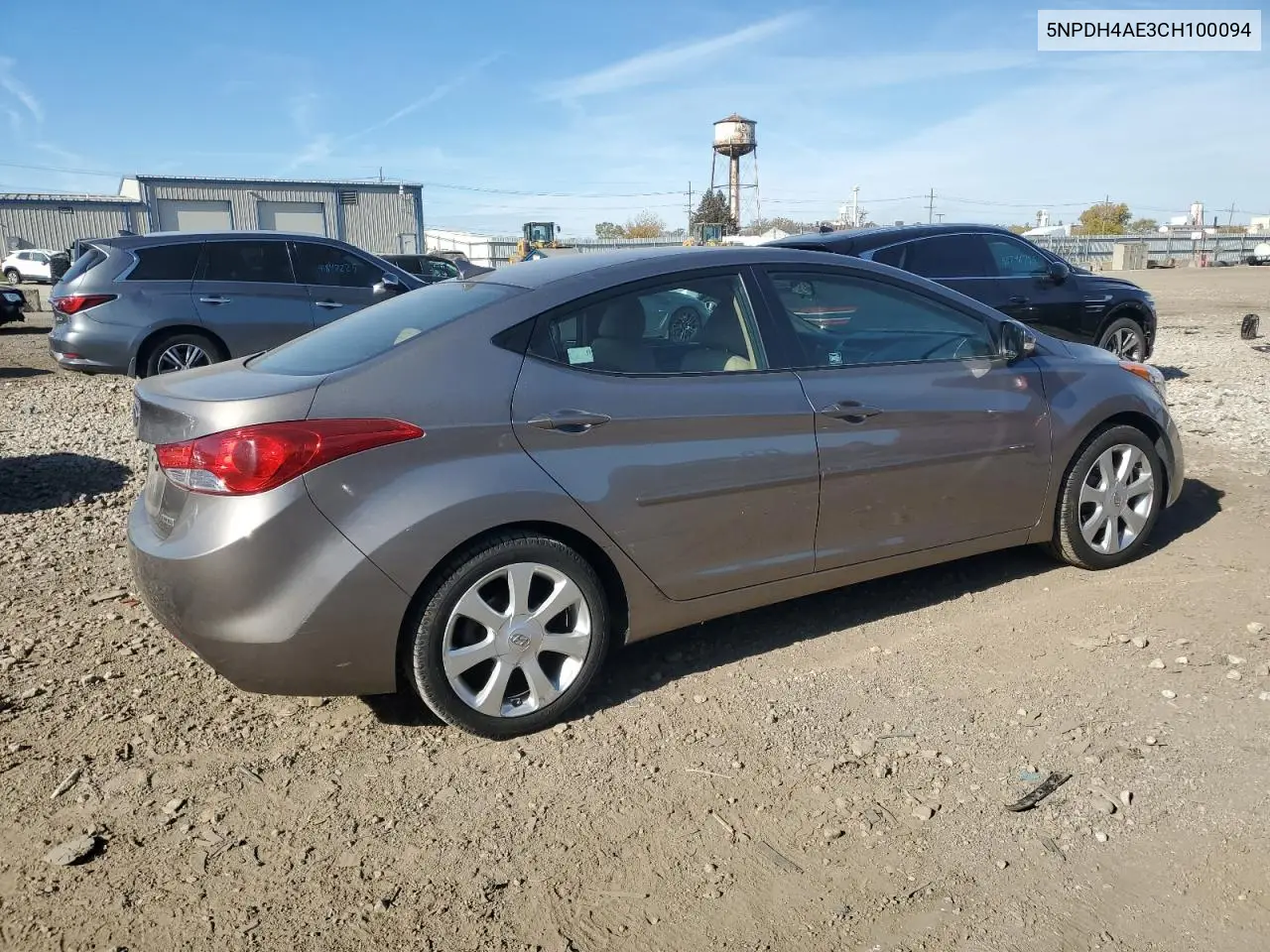 5NPDH4AE3CH100094 2012 Hyundai Elantra Gls