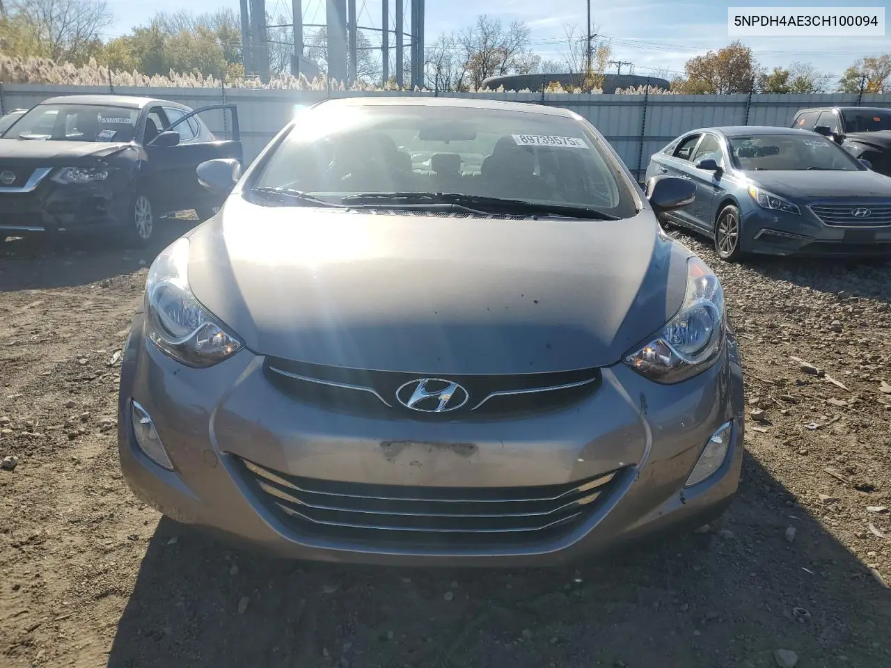 5NPDH4AE3CH100094 2012 Hyundai Elantra Gls