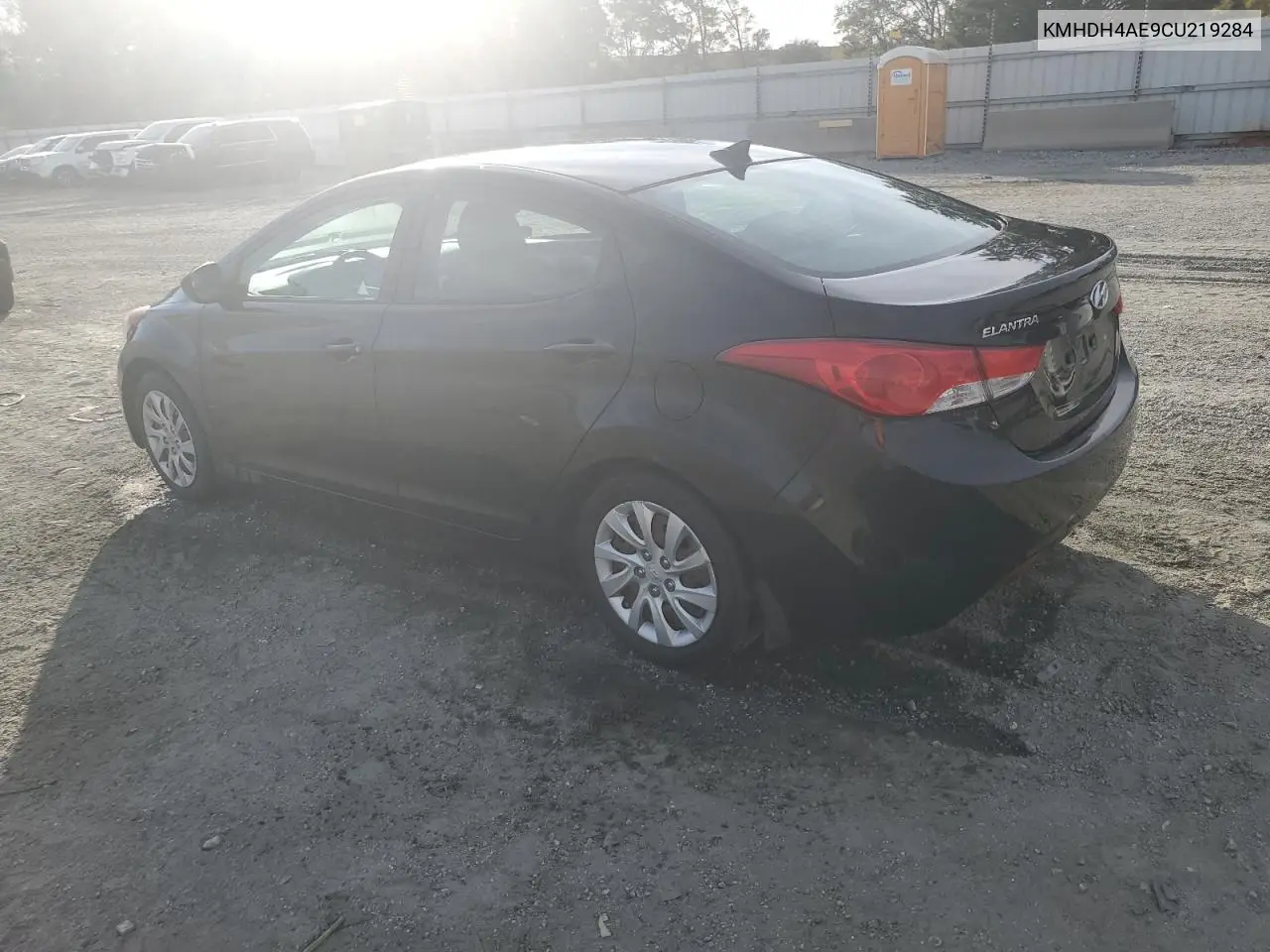 KMHDH4AE9CU219284 2012 Hyundai Elantra Gls