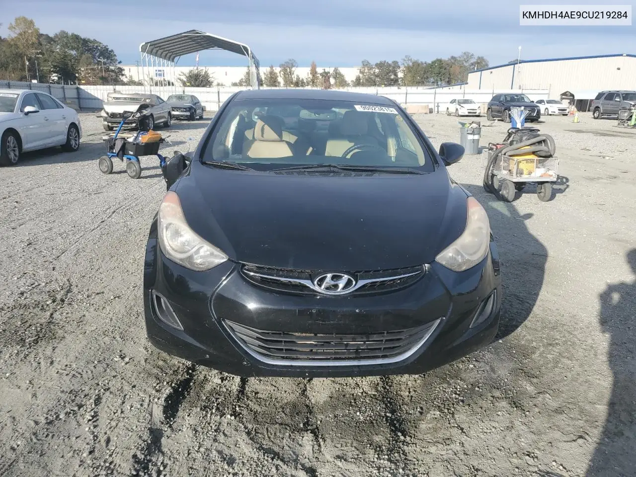 KMHDH4AE9CU219284 2012 Hyundai Elantra Gls