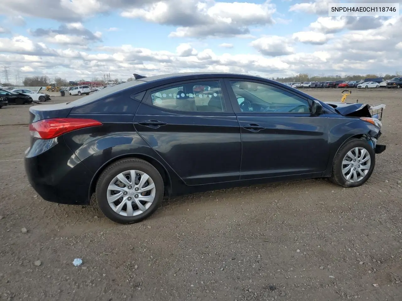 5NPDH4AE0CH118746 2012 Hyundai Elantra Gls