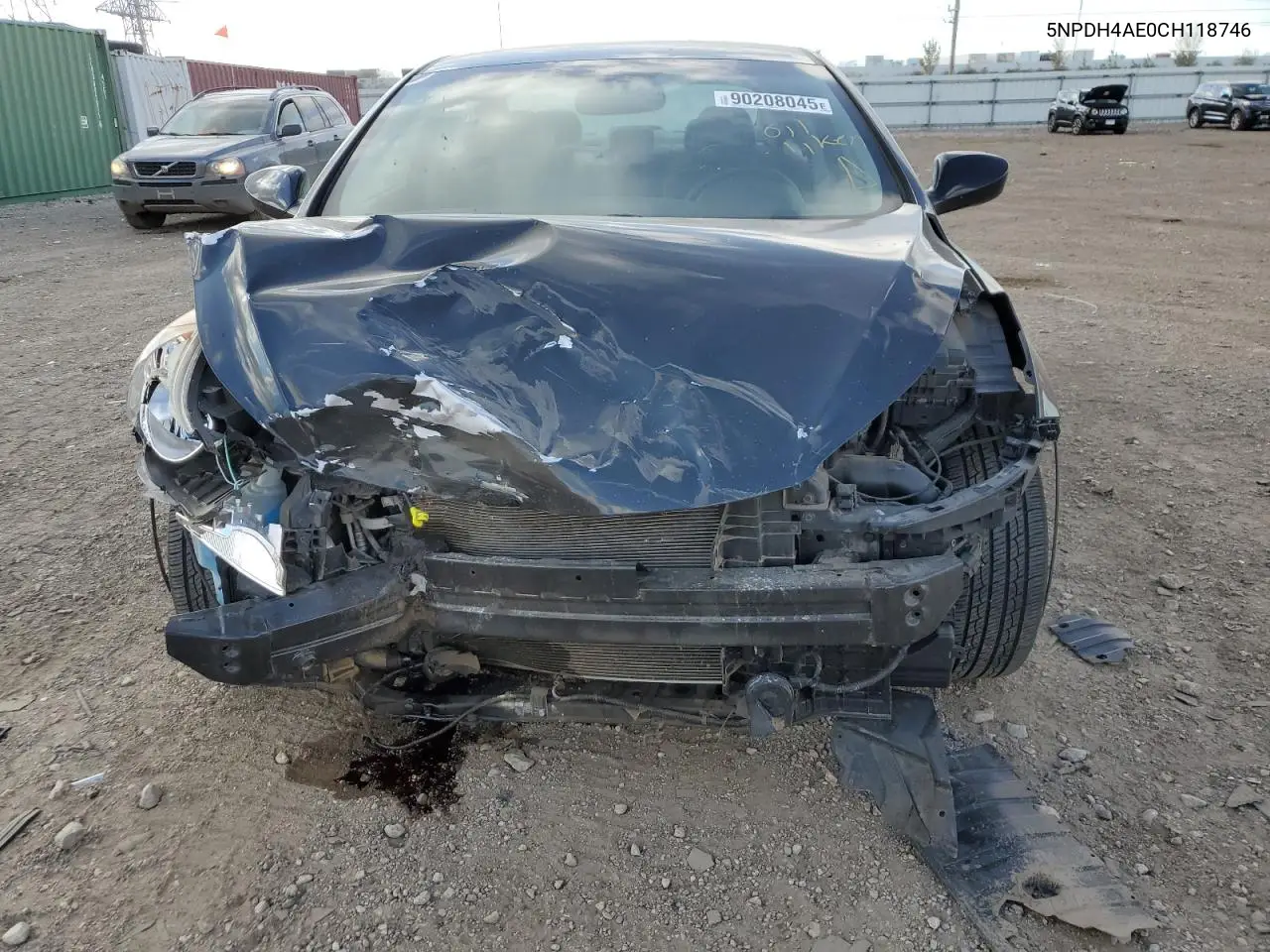 5NPDH4AE0CH118746 2012 Hyundai Elantra Gls