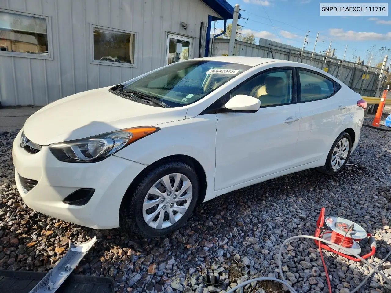 5NPDH4AEXCH111710 2012 Hyundai Elantra Gls