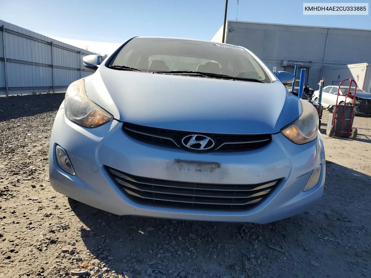 KMHDH4AE2CU333885 2012 Hyundai Elantra Gls