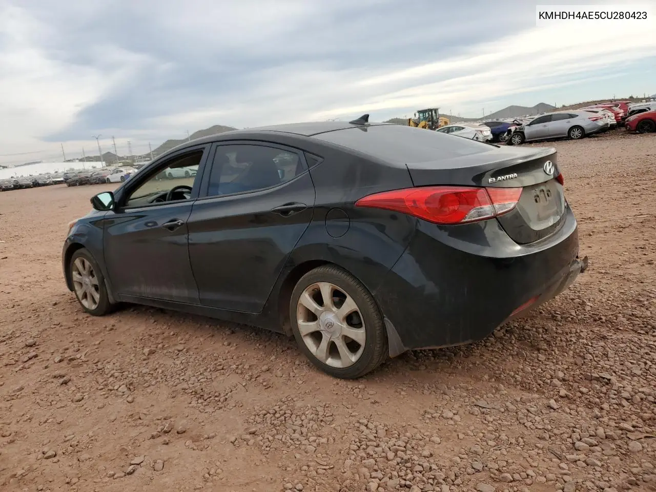 KMHDH4AE5CU280423 2012 Hyundai Elantra Gls