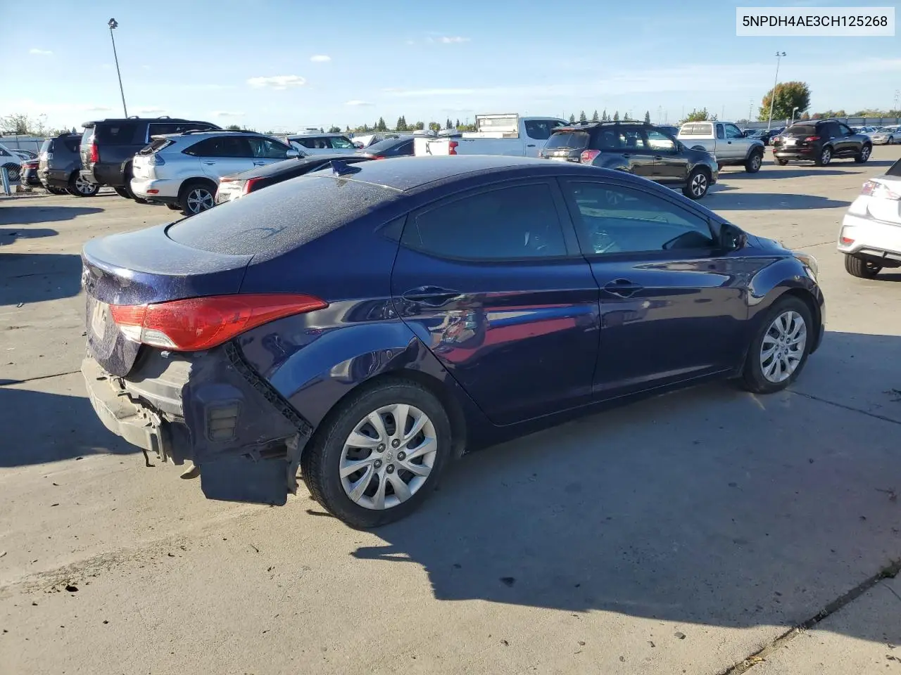 5NPDH4AE3CH125268 2012 Hyundai Elantra Gls