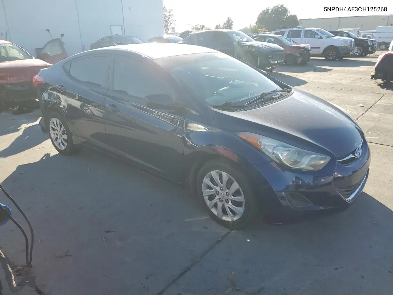 5NPDH4AE3CH125268 2012 Hyundai Elantra Gls