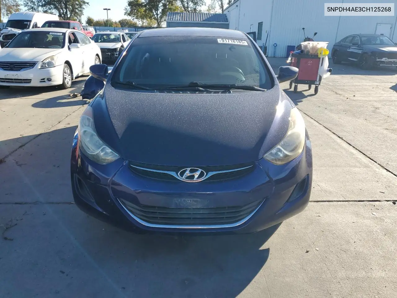 5NPDH4AE3CH125268 2012 Hyundai Elantra Gls