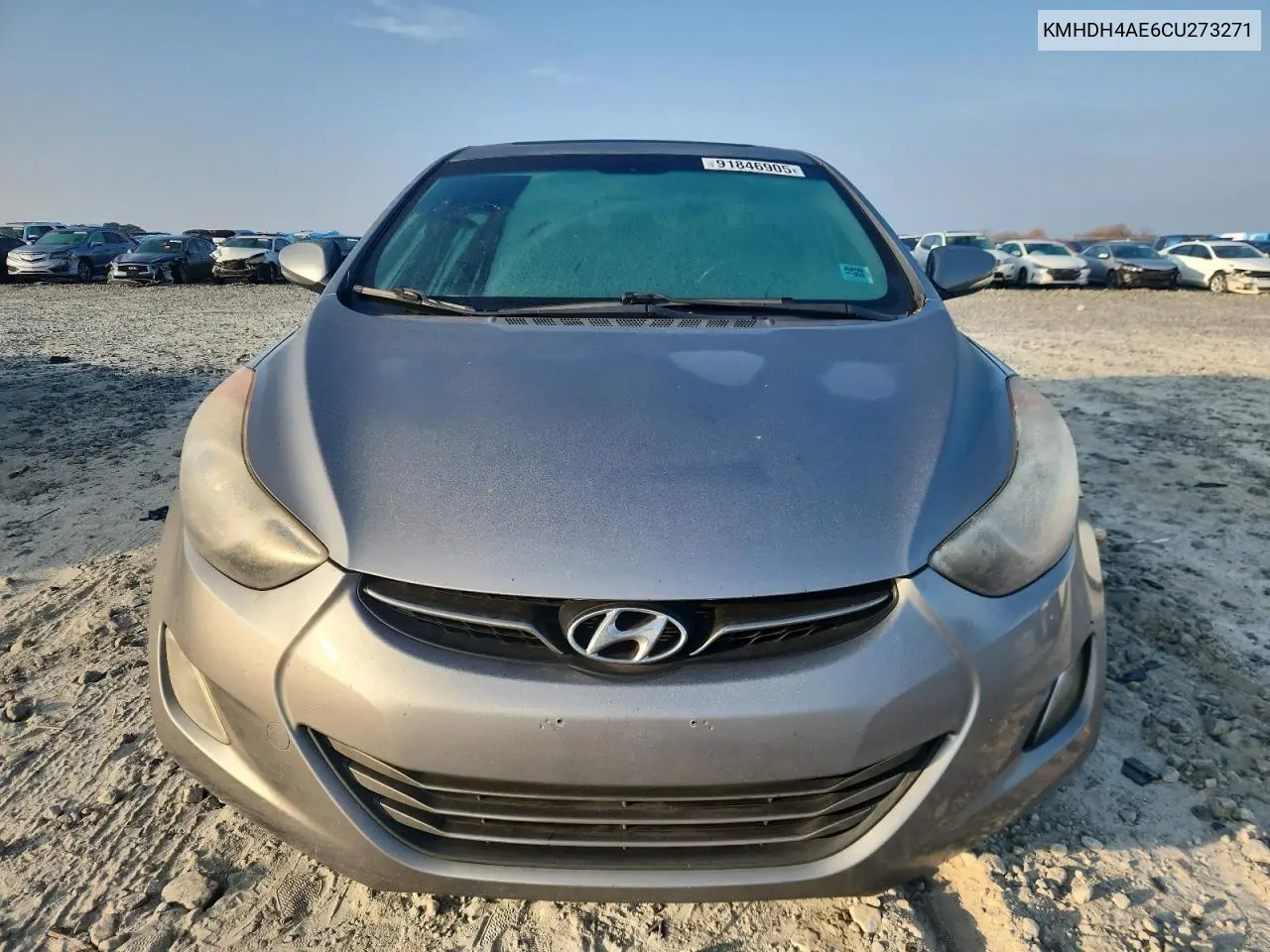 KMHDH4AE6CU273271 2012 Hyundai Elantra Gls