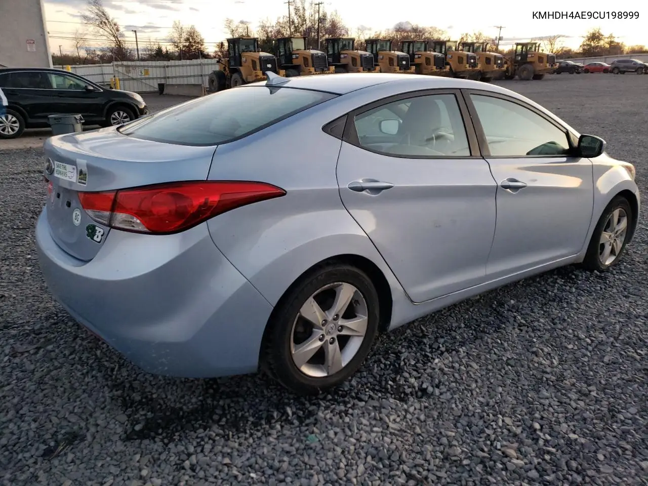KMHDH4AE9CU198999 2012 Hyundai Elantra Gls