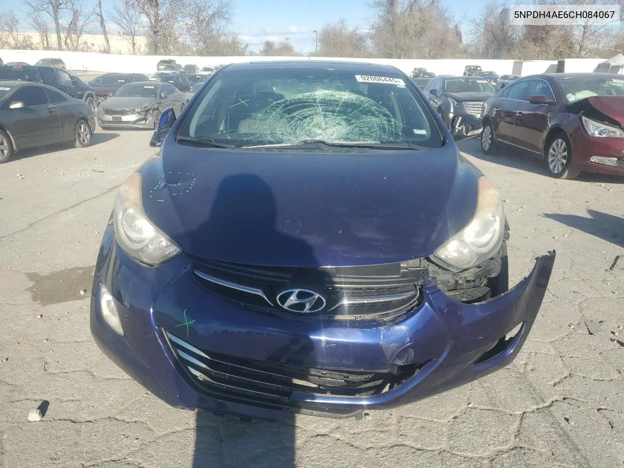 5NPDH4AE6CH084067 2012 Hyundai Elantra Gls
