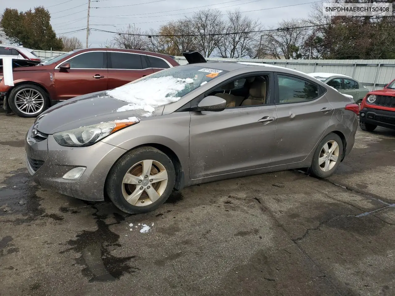 5NPDH4AE8CH150408 2012 Hyundai Elantra Gls