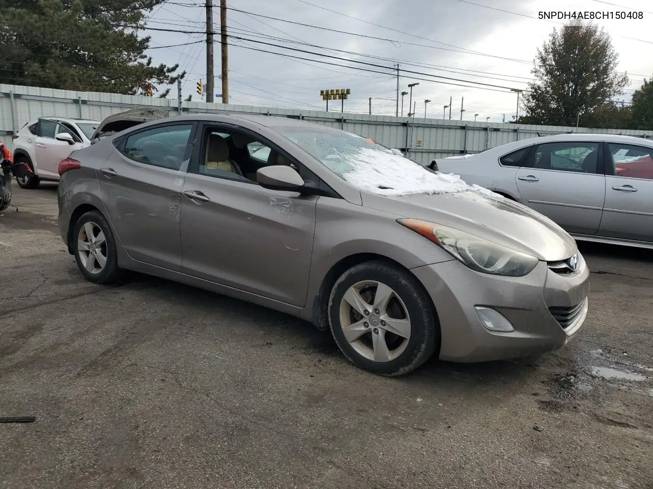 5NPDH4AE8CH150408 2012 Hyundai Elantra Gls