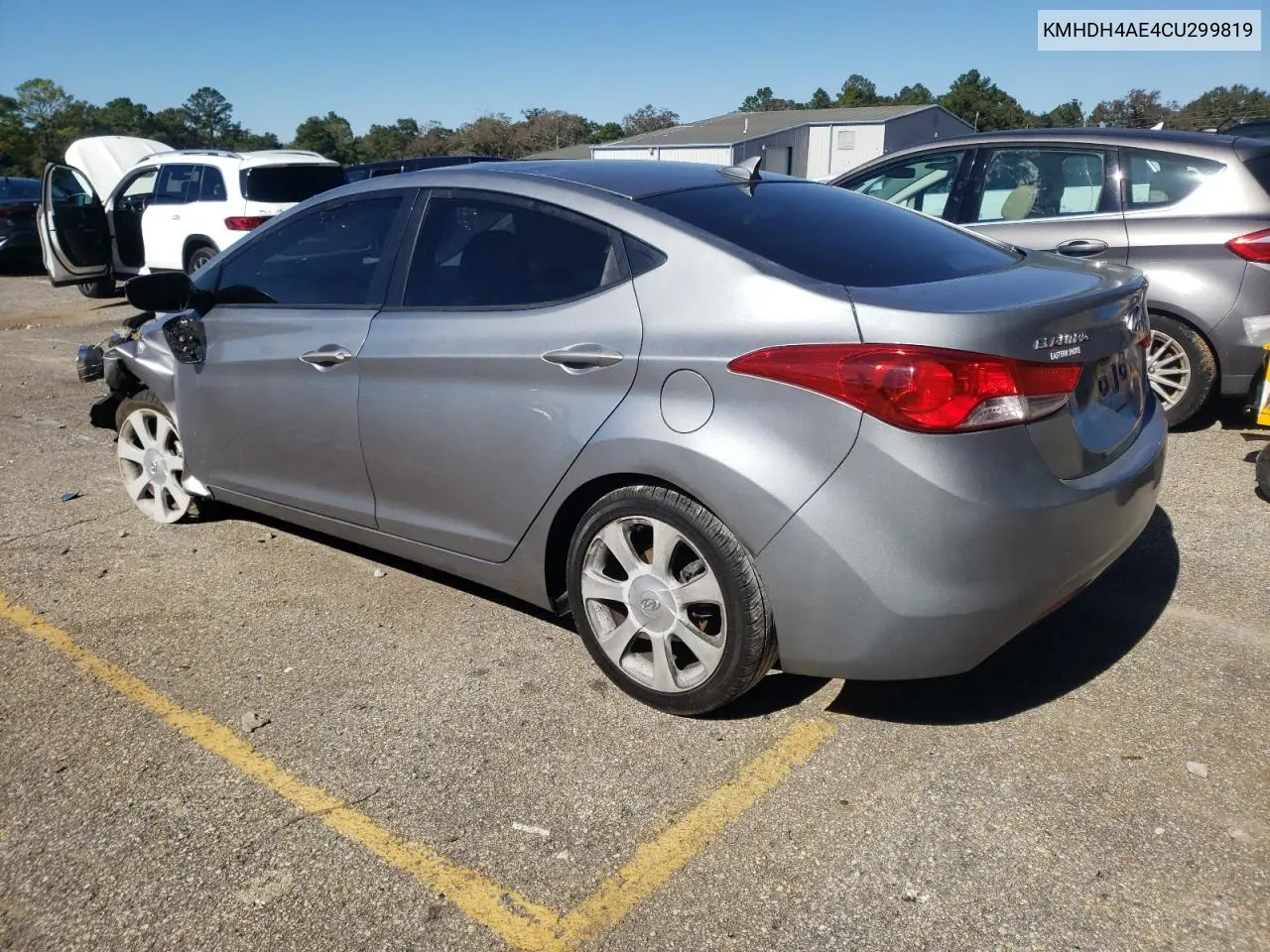 KMHDH4AE4CU299819 2012 Hyundai Elantra Gls