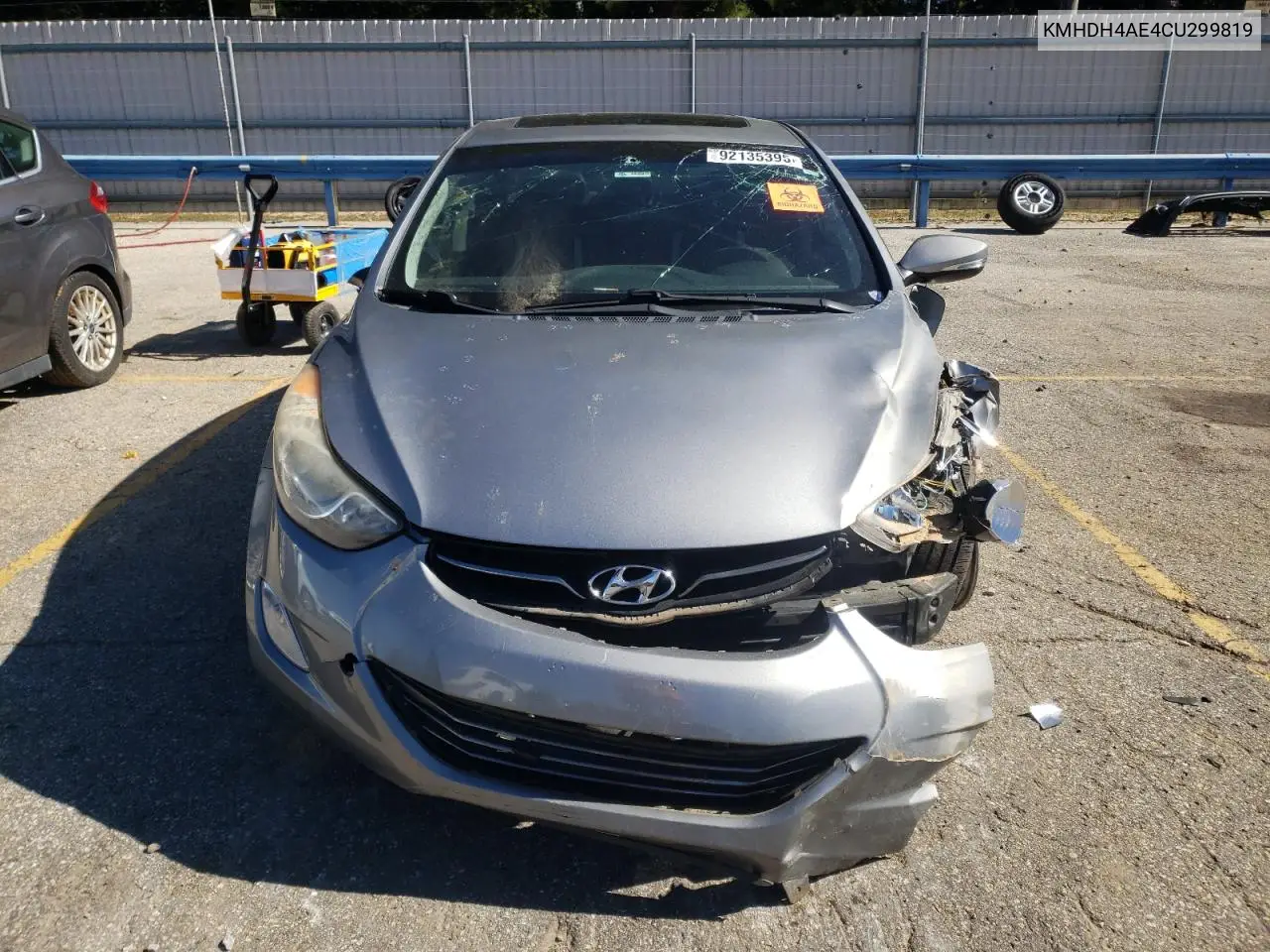 KMHDH4AE4CU299819 2012 Hyundai Elantra Gls