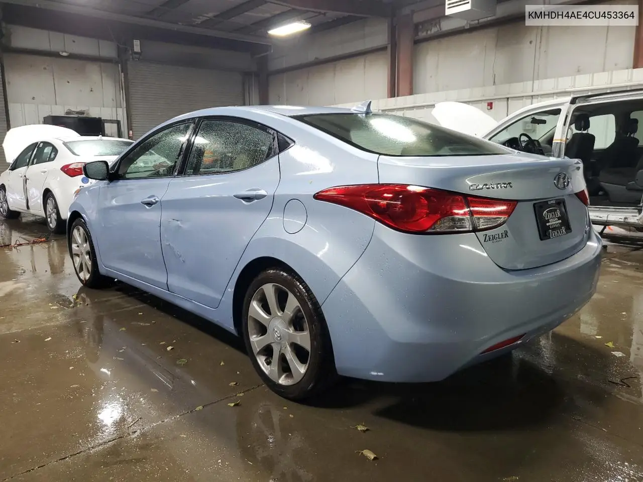 KMHDH4AE4CU453364 2012 Hyundai Elantra Gls