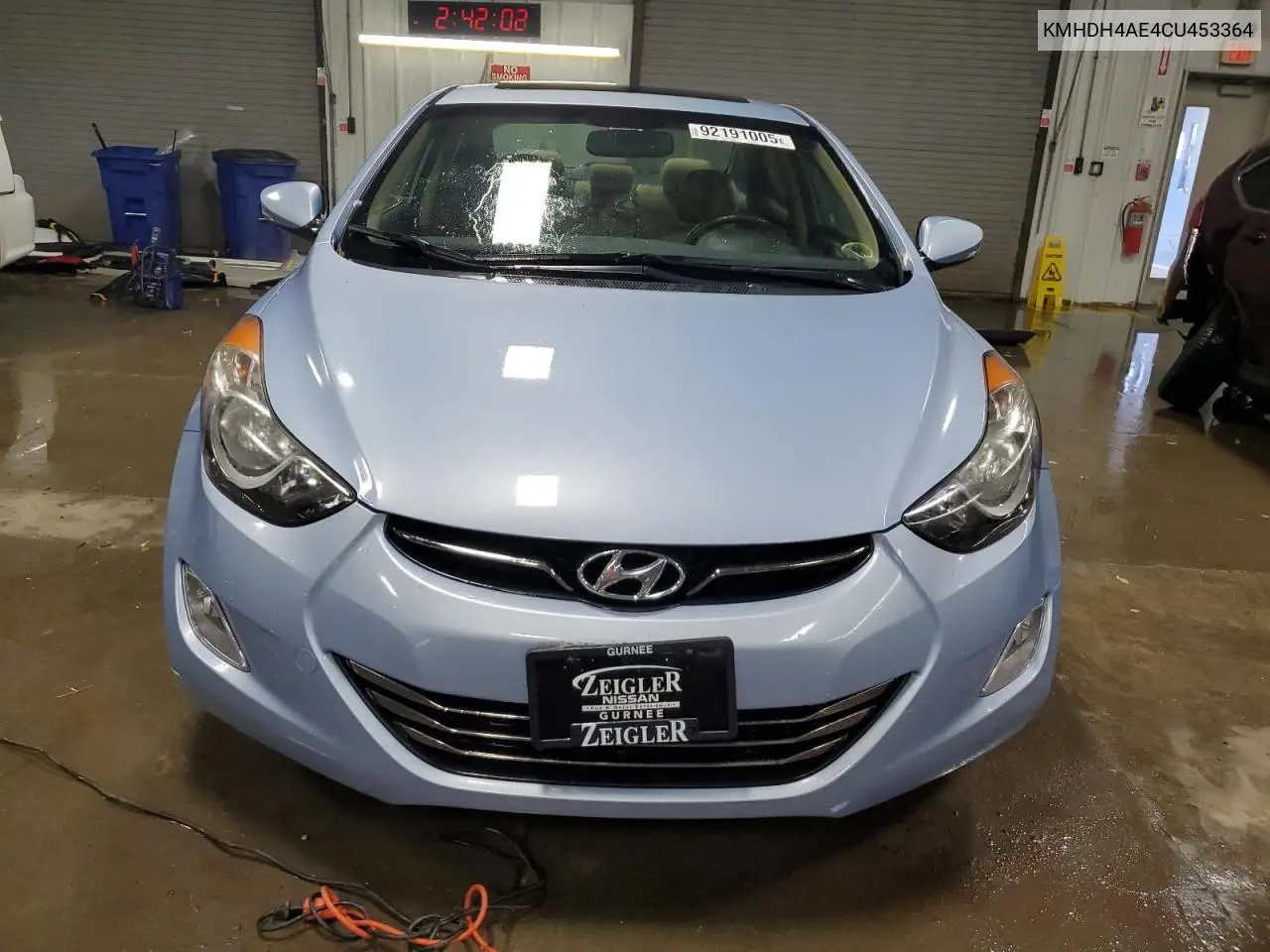 KMHDH4AE4CU453364 2012 Hyundai Elantra Gls