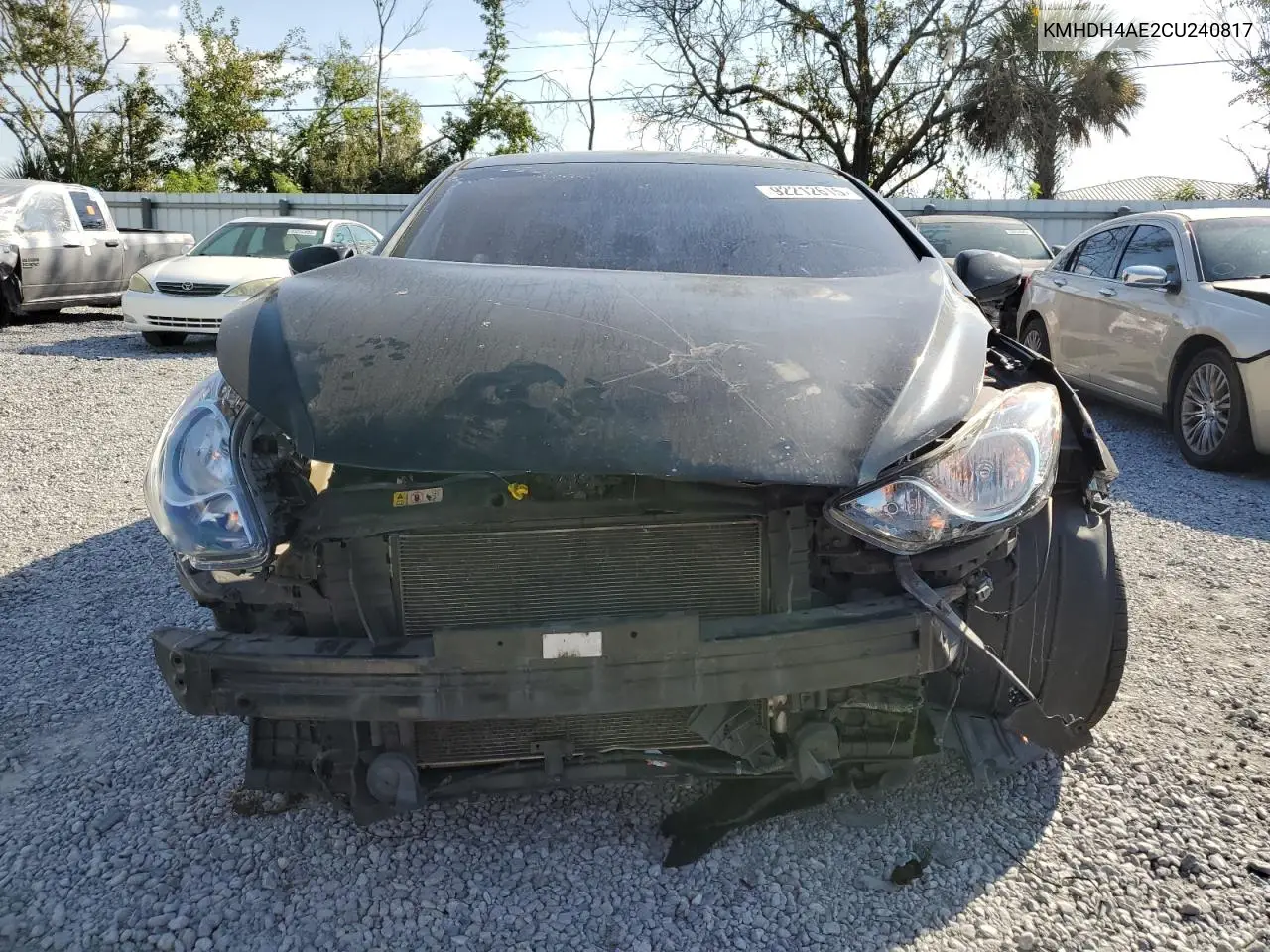KMHDH4AE2CU240817 2012 Hyundai Elantra Gls