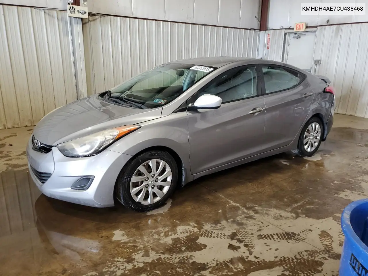 KMHDH4AE7CU438468 2012 Hyundai Elantra Gls