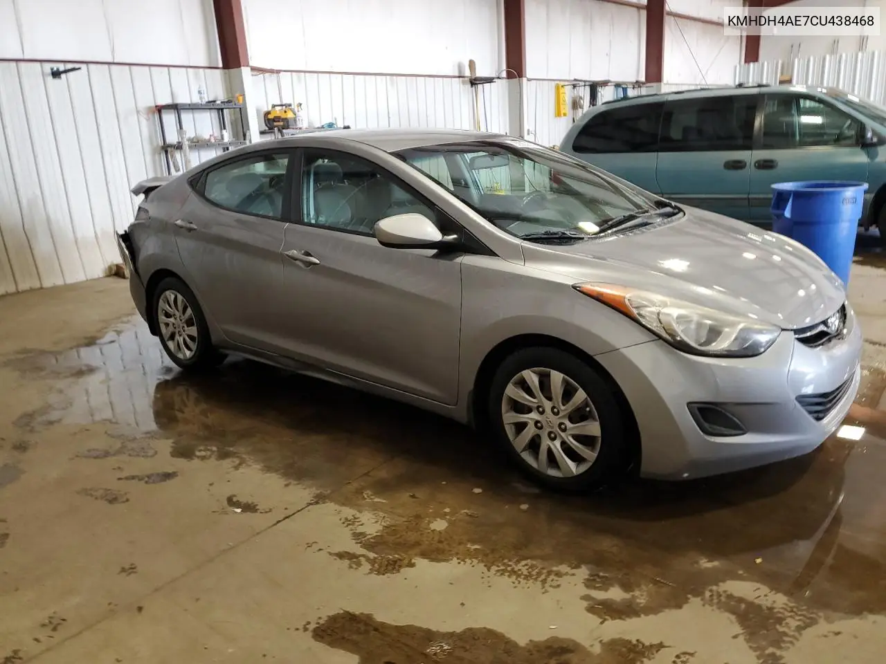 KMHDH4AE7CU438468 2012 Hyundai Elantra Gls