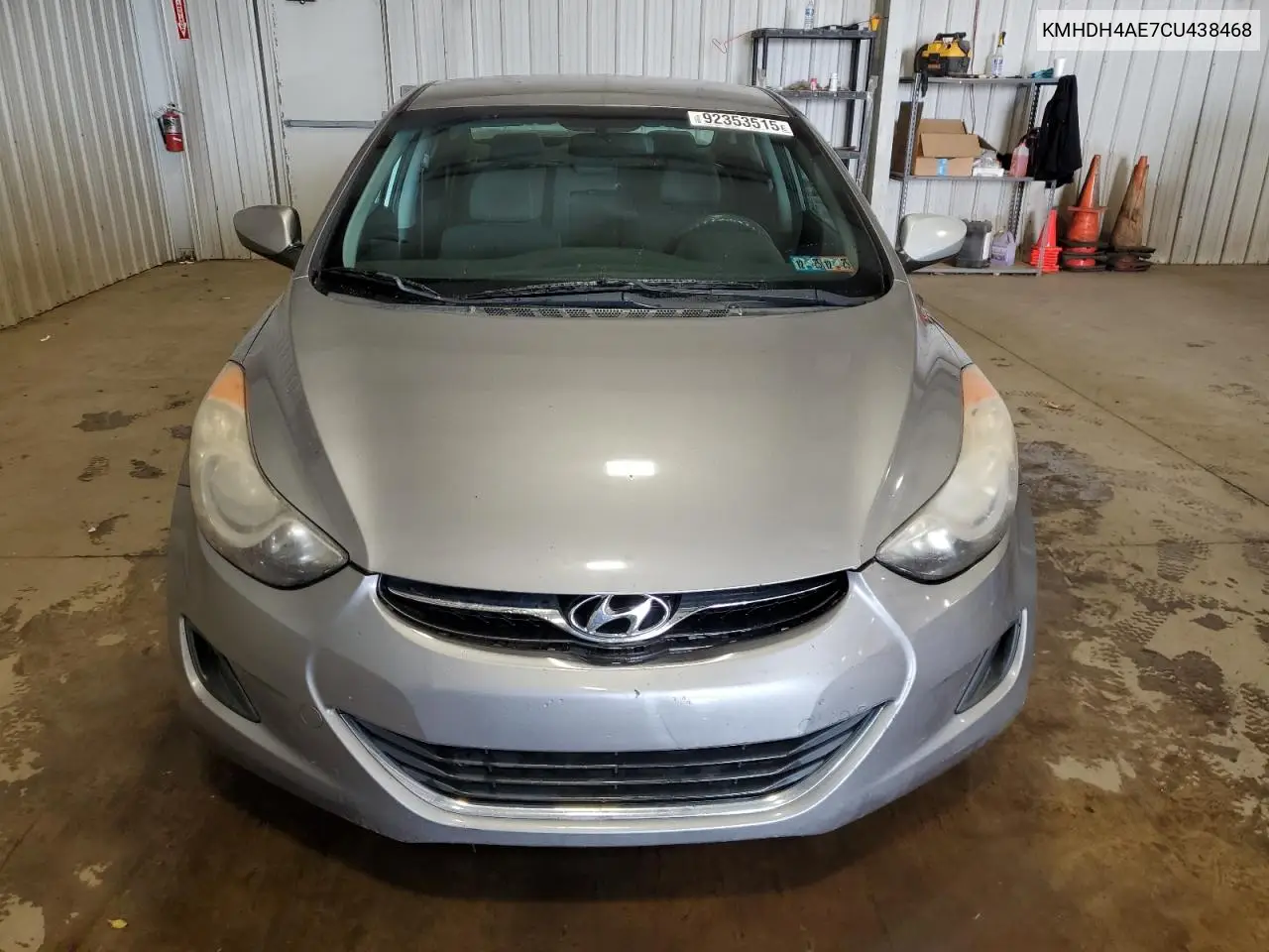 KMHDH4AE7CU438468 2012 Hyundai Elantra Gls