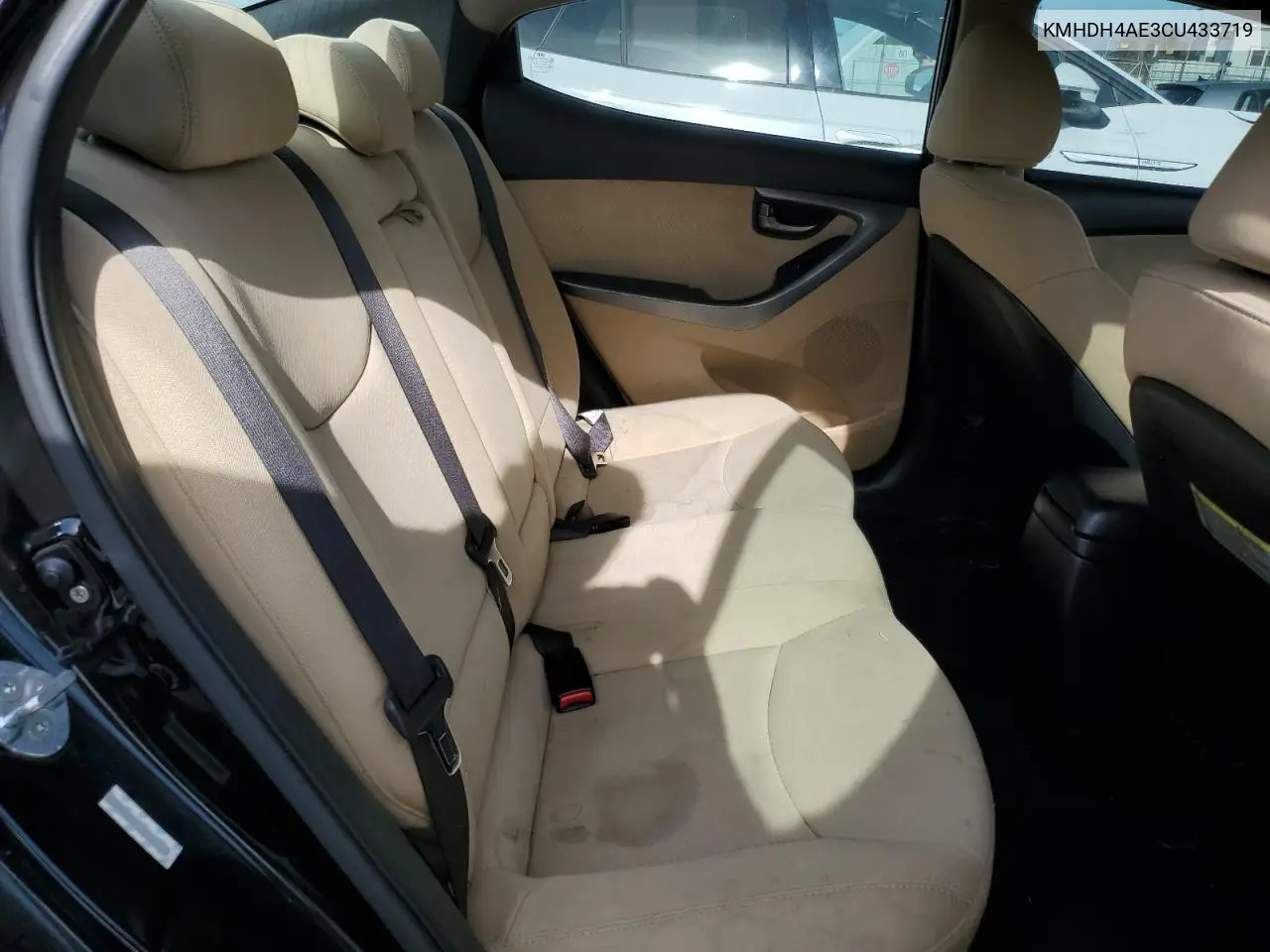 KMHDH4AE3CU433719 2012 Hyundai Elantra Gls