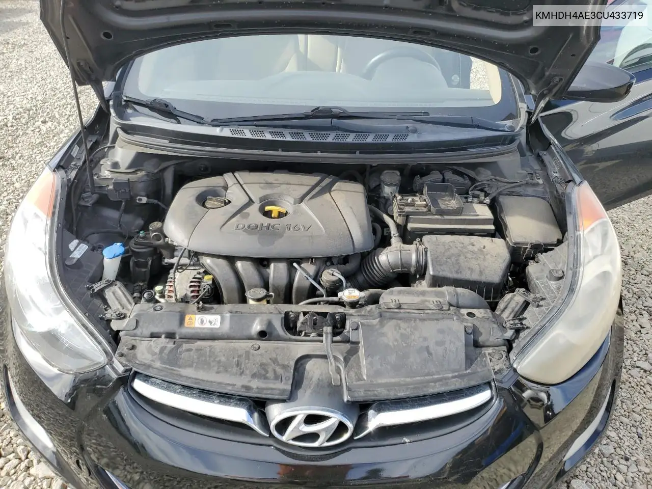 KMHDH4AE3CU433719 2012 Hyundai Elantra Gls