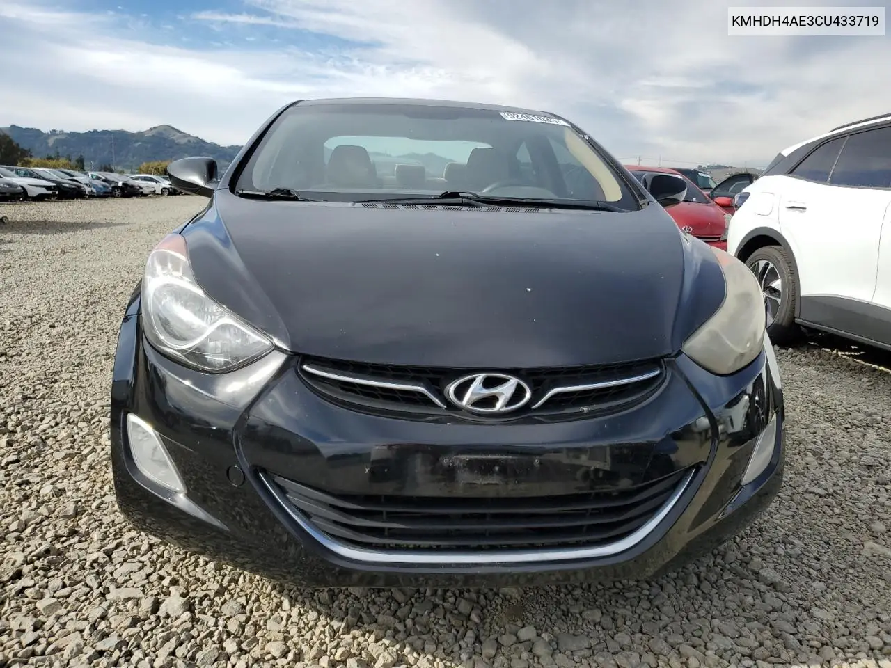 KMHDH4AE3CU433719 2012 Hyundai Elantra Gls
