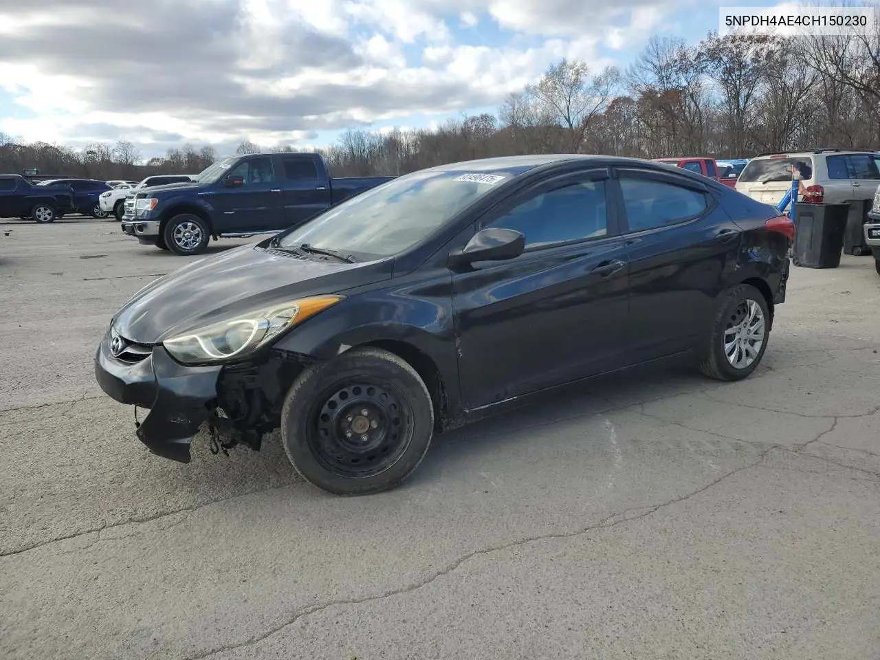 5NPDH4AE4CH150230 2012 Hyundai Elantra Gls