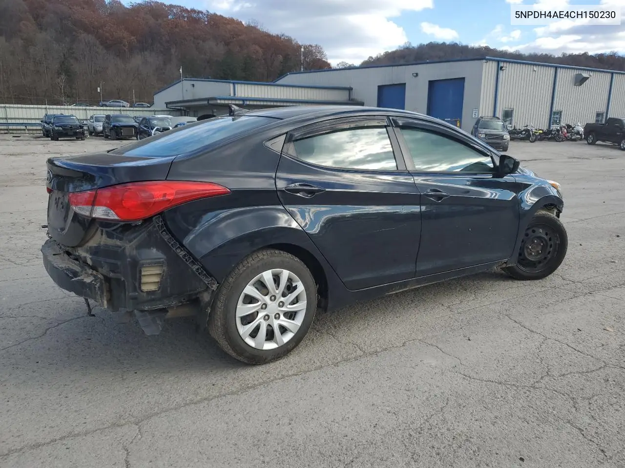 5NPDH4AE4CH150230 2012 Hyundai Elantra Gls