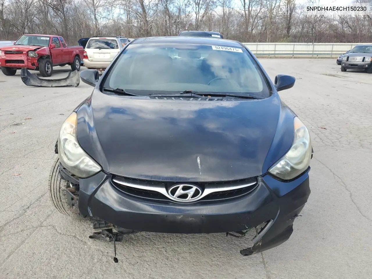 5NPDH4AE4CH150230 2012 Hyundai Elantra Gls