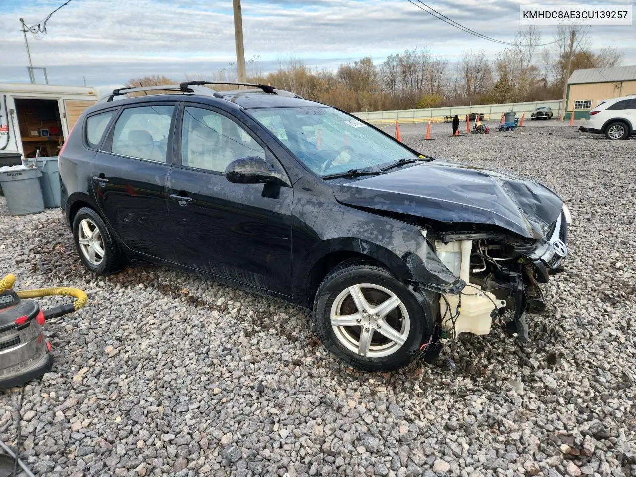 KMHDC8AE3CU139257 2012 Hyundai Elantra Touring Gls