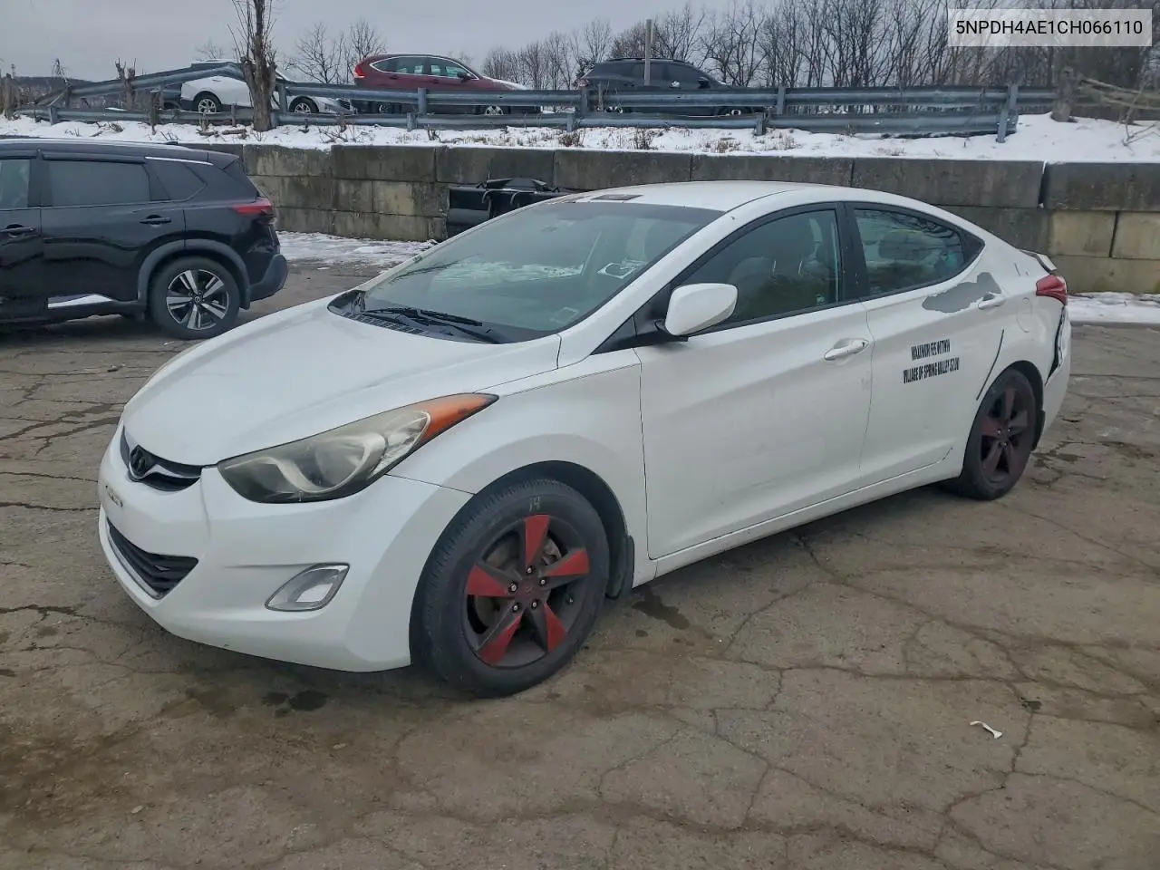 5NPDH4AE1CH066110 2012 Hyundai Elantra Gls