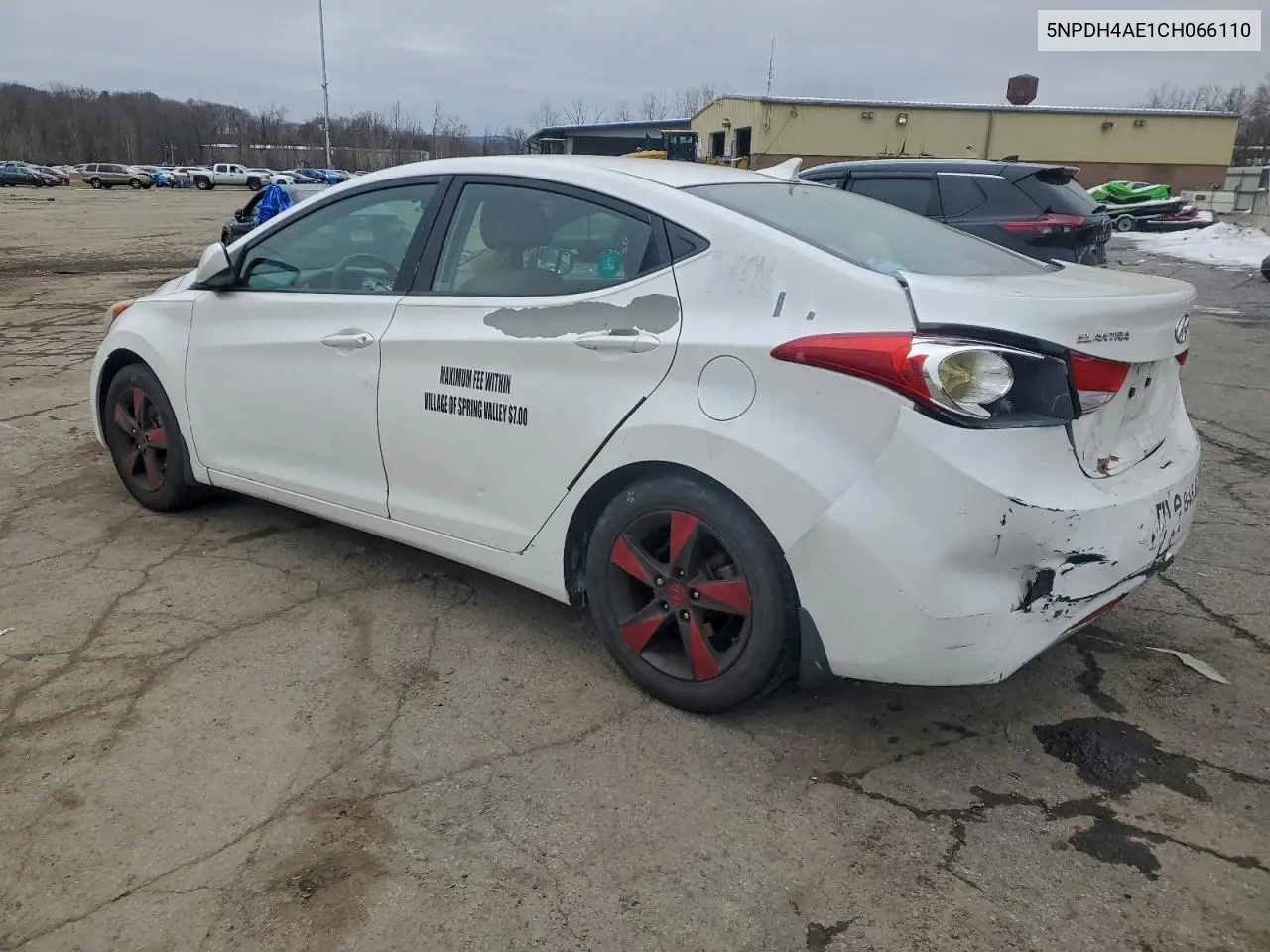 5NPDH4AE1CH066110 2012 Hyundai Elantra Gls