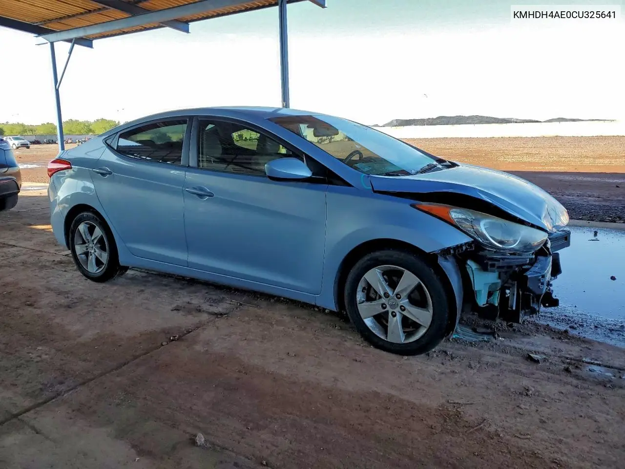 KMHDH4AE0CU325641 2012 Hyundai Elantra Gls