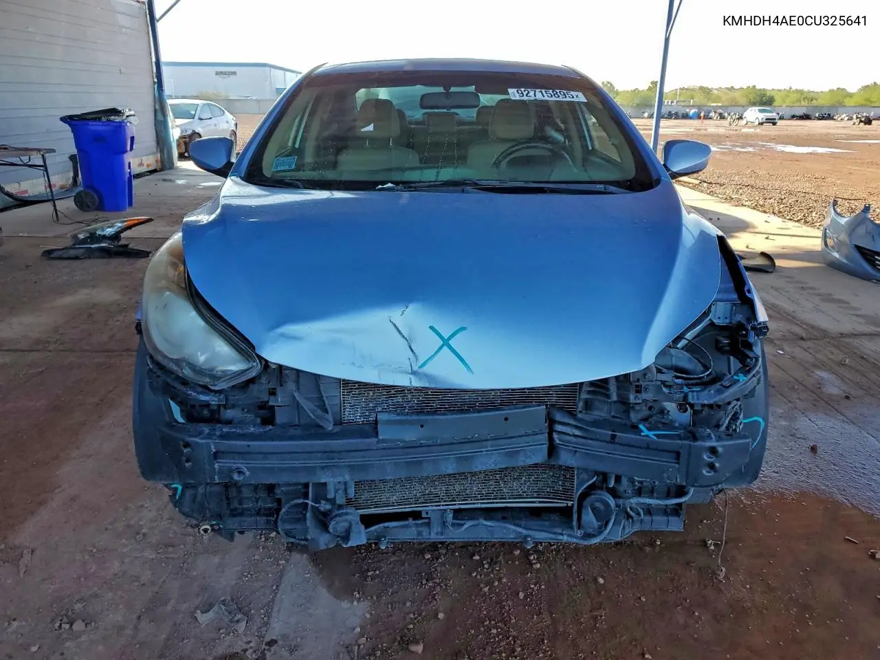 KMHDH4AE0CU325641 2012 Hyundai Elantra Gls