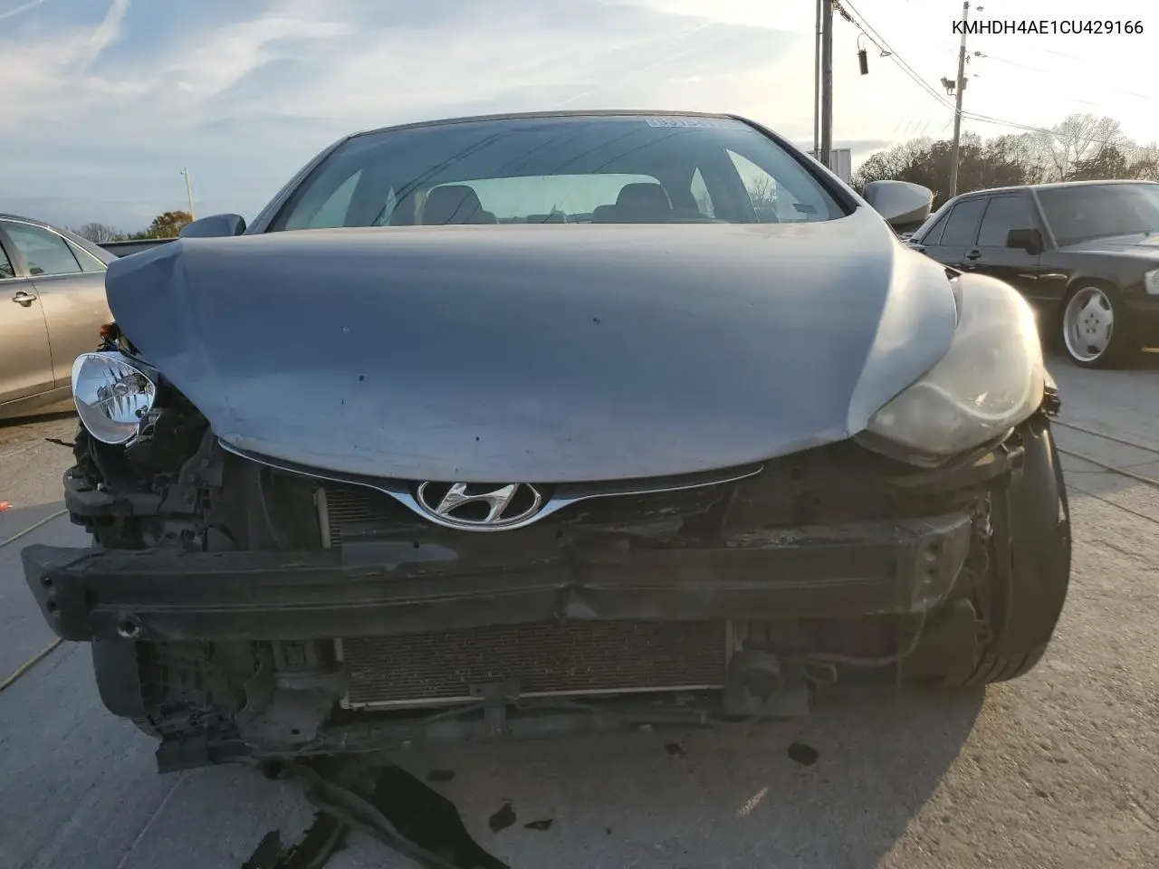 KMHDH4AE1CU429166 2012 Hyundai Elantra Gls
